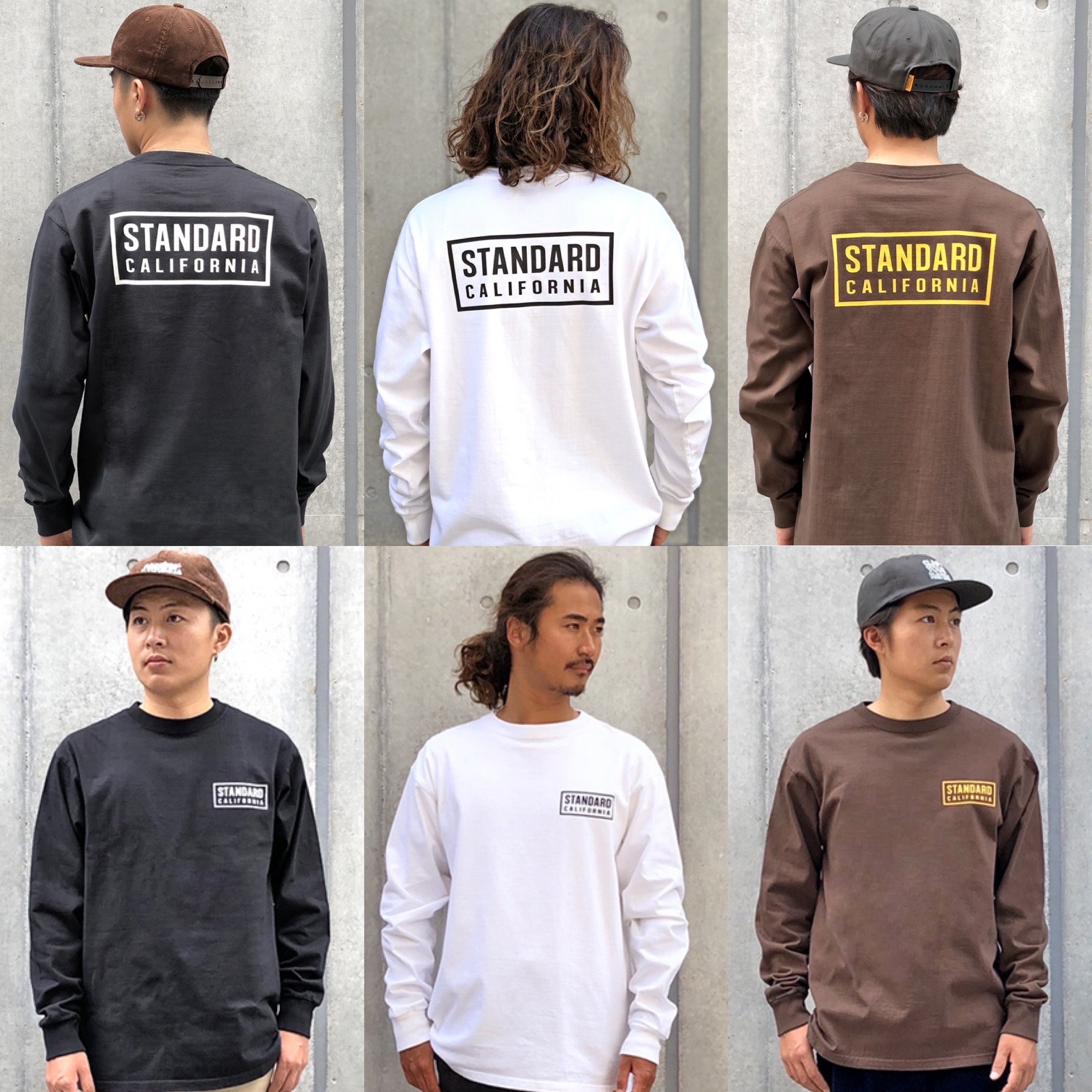 STANDARD CALIFORNIA HEAVYWEIGHT BOX LOGO LONG SLEEVE T-SHIRT